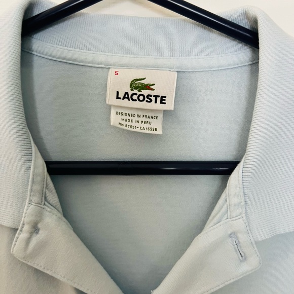 ***SOLD*** Lacoste Polo Shirt - Picture 4 of 5